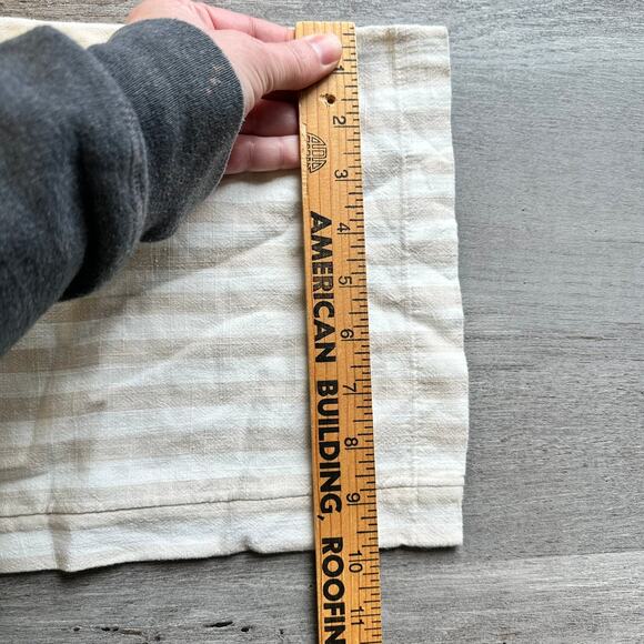 Abercrombie & Fitch Linen Jumpsuit Striped Smocked Body Short Sleeves SP - Picture 15 of 16